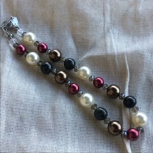 Chunky Necklace Great for Brown Black white